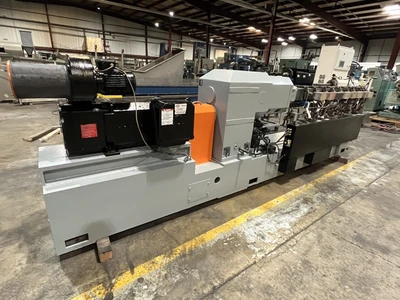60MM Leistritz ZSE 60 GL-36D Twin Screw Extruder, 36:1 L/D, 121KW