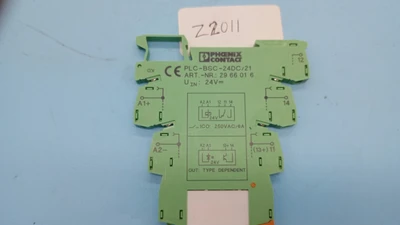 USED Phoenix Contact PLC-BSC-24DC/21 Socket w/ 2961105