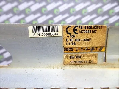 Bosch PSI 6100.625L1 Power Supply Unit 1070086167-106 No Control Card Used