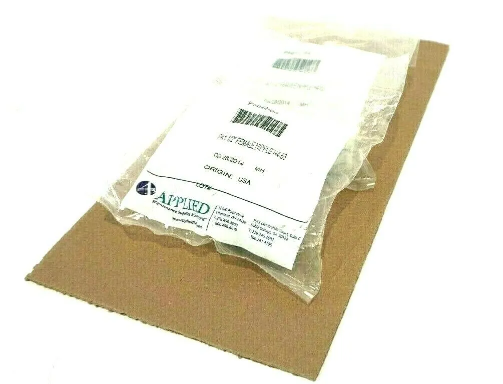 2 NEW APPLLIED MAINTENANCE SUPPLIES PHH4-63 FEMALE NIPPLE H4-63 PHH463