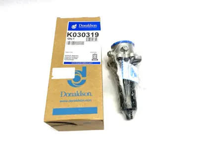 USED DONALDSON HYDRAULIC FILTER ASSEMBLY, 3/4-16 UN INLET SIZE, 20MM OUTLET