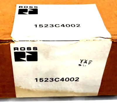 NEW ROSS CONTROLS 1523C4002 AIR VALVE