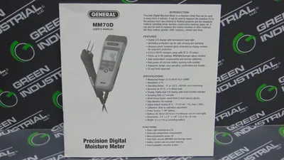 General MM70D-7022KIT All-In-One Deluxe Moisture Meter Kit Used