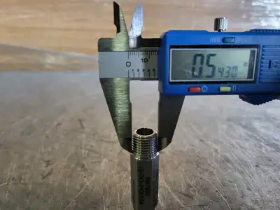 Pipe Nipple 1/4" NPT x 2-1/4", 304L