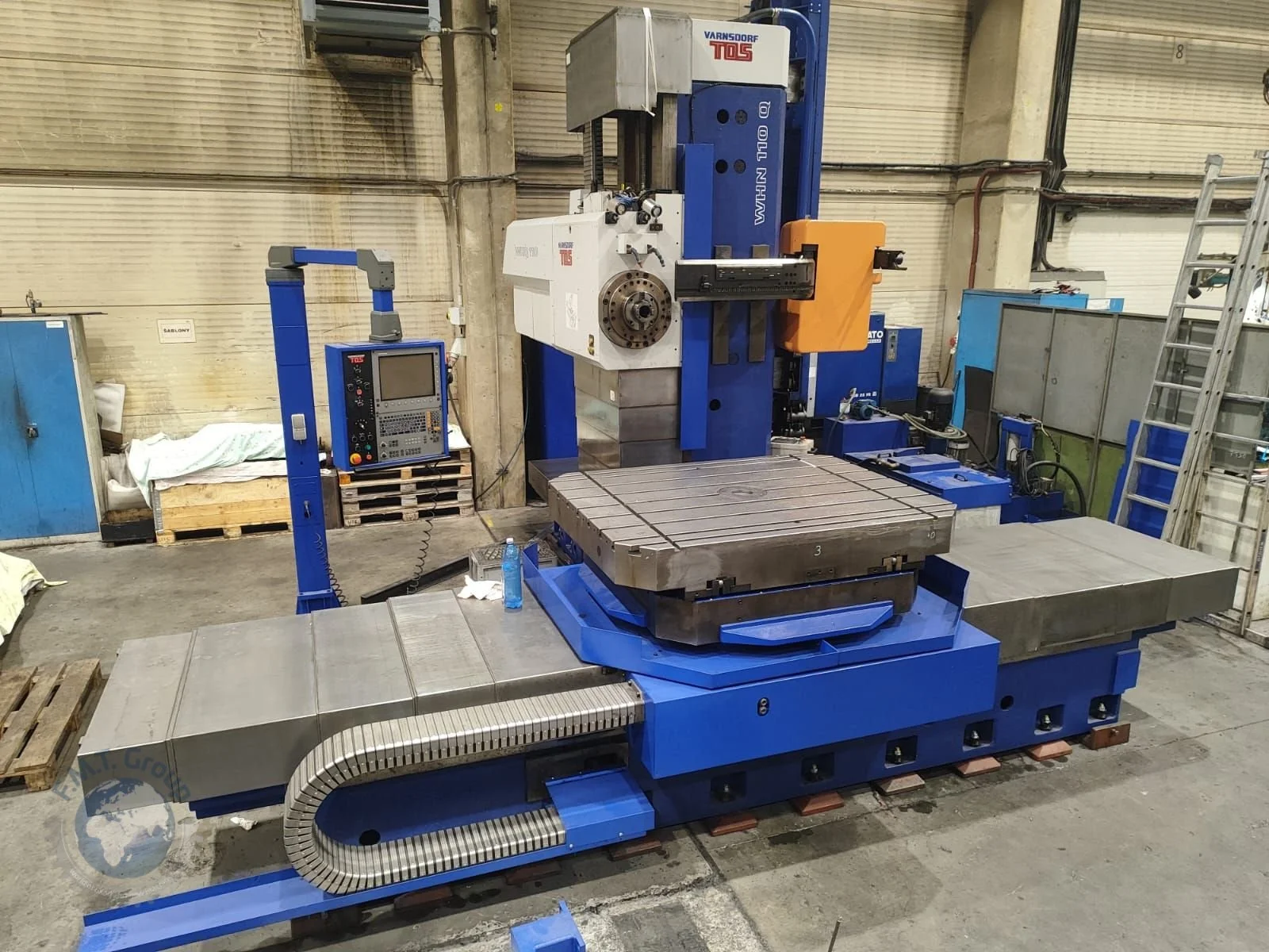 Used 2009 TOS VARNSDORF WHQ 110 CNC Horizontal Table Type Boring Mills | F.M.T. Group s.r.o. #1252849