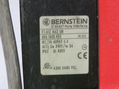 Used BERNSTEIN _UNKNOWN_ Relays & Switches | OCO Industrial #1638221