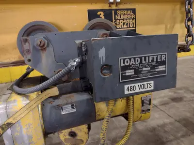 3 TON X 17’ F&G / LOAD LIFTER UNDER-SLUNG POWERED CRANE: STOCK #22971