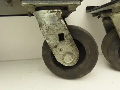 Lincoln Electric Powerwave Front Caster Wheels With Brackets For Welder Lot of 2