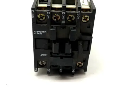 CS3C-22E | Sprecher+Schuh  Contactor 12Vdc Coil 20A - Used
