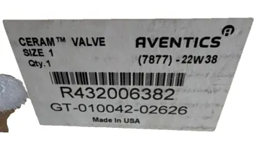 NEW AVENTICS R432006382 PNEUMATIC VALVE