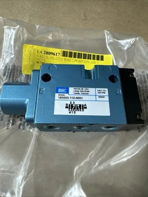 New | in-Stock MAC 180003-112-0001 Valves/Fittings | J&J Industrial Supply #500500