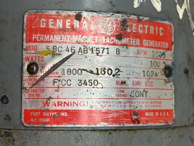 Used GENERAL ELECTRIC 5BC46AB1571B Industrial Controls | Surplus Asset Holdings #1221190
