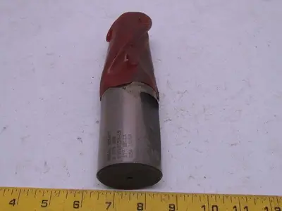Regal Beloit 2"Right Hand 2 Flute HSS 3"Cut End Mill 2" Straight Shank Sharpened