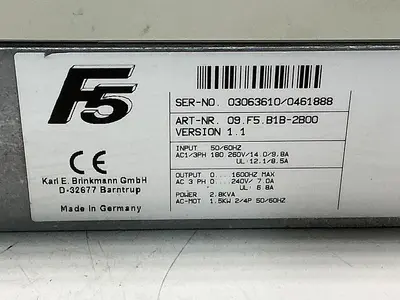 USED KEB 09.F5.B1B-2B00