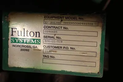 Fisher Control Valve Fulton Boiler Steam Valve With Pneumatic Actuator