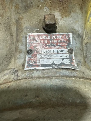 USED Blackmer 3216