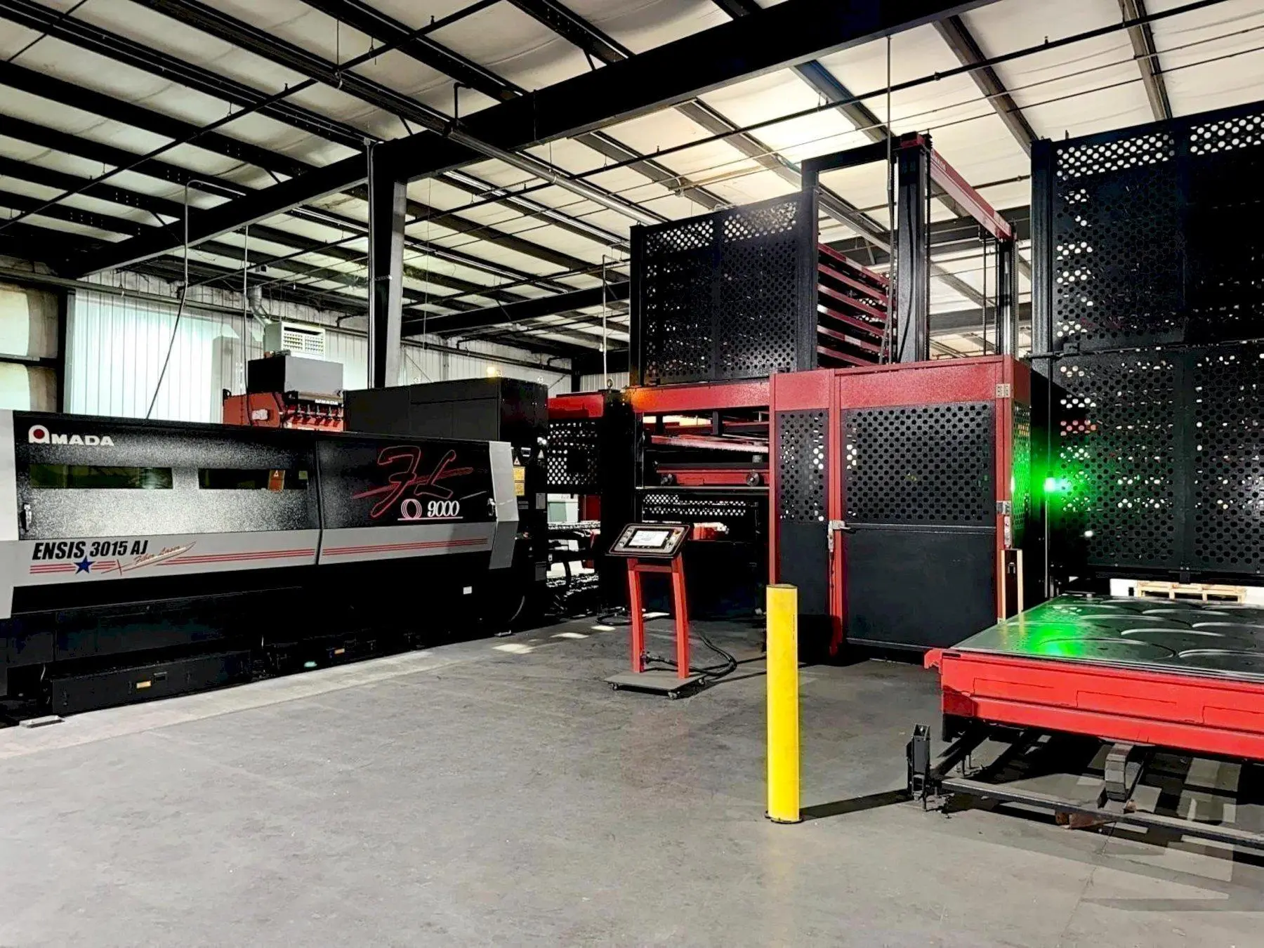 Used 2018 AMADA ENSIS 3015 AJ FIBER Laser Cutters Illinois US | Machine Factory Outlet #1262808