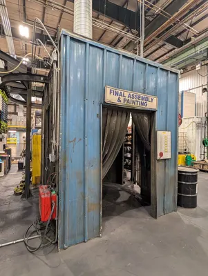 Sherwin Williams Paint Booth 10'8" x 8'4" x 10'3-1/2"H (Booth Only-Monorail Excluded)