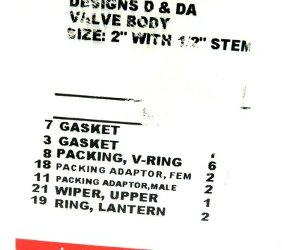 NEW FISHER RDX0000CN22 REPAIR KIT