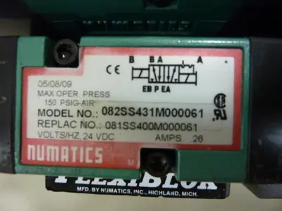 USED NUMATICS 082SS431M000061