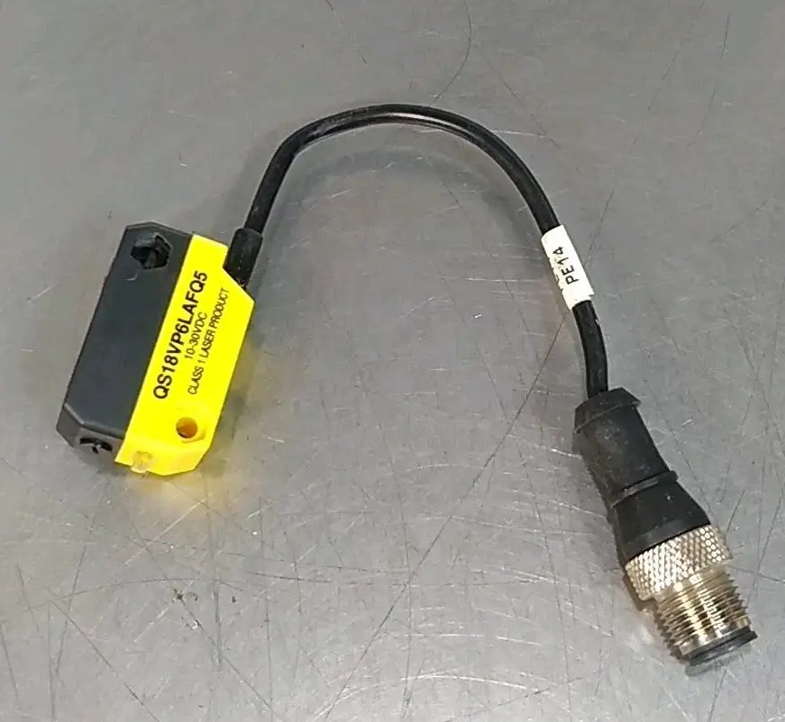 Banner QS18VP6LAFQ5 10-30VDC Photoelectric Laser Sensor Loc5D1
