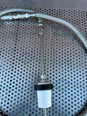 Unbranded Stainless Steel Braided Hose 82" w/ Sensor, Quick Release Fitting