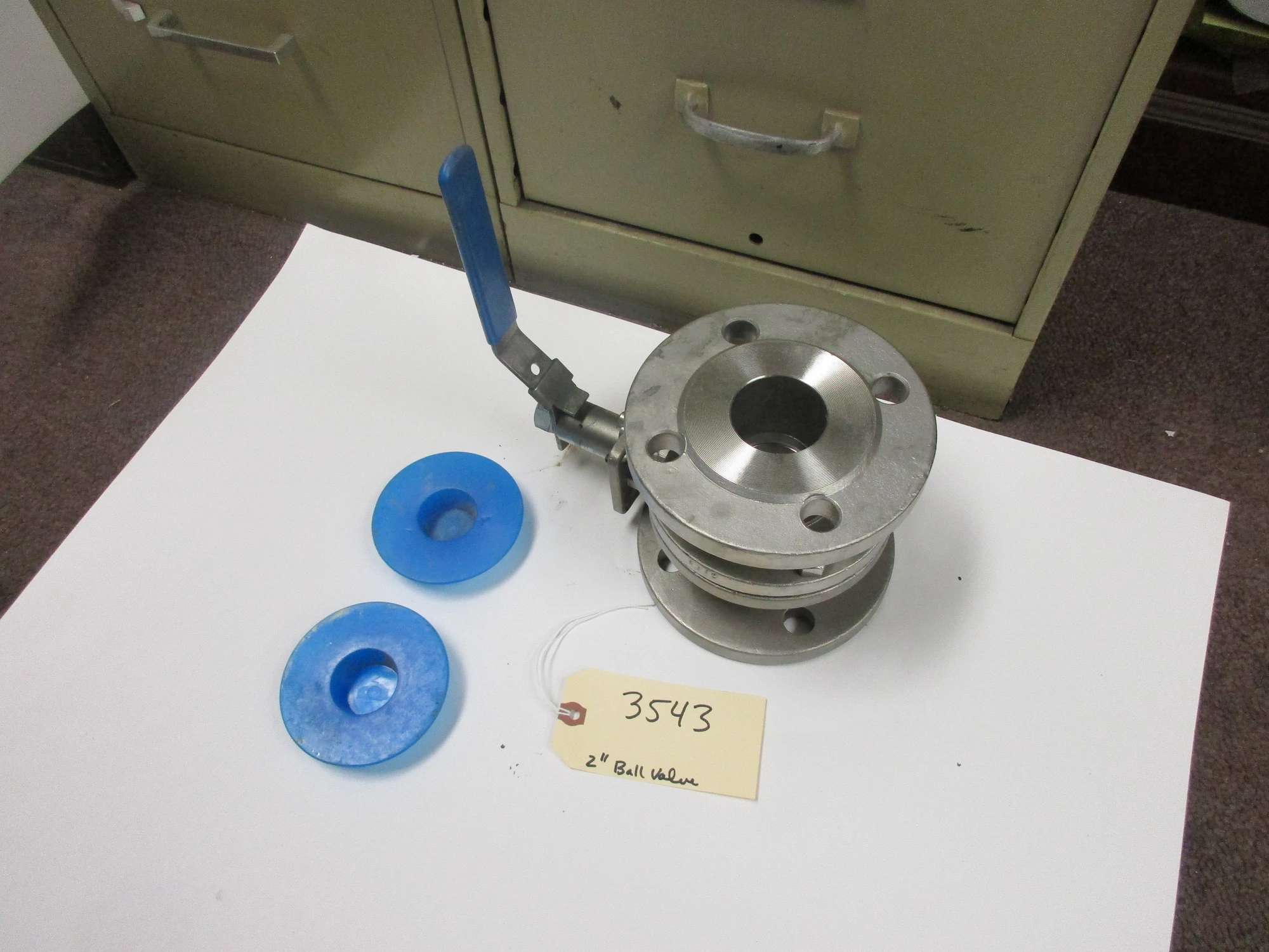 2" Ball Valve, unused.  Flanged both ends.