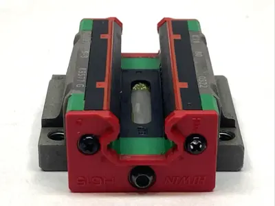 USED HIWIN LINEAR GUIDE BLOCK HG SERIES FLANGE HEAVY LOAD