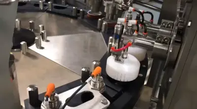 USED 2018 Modern Packaging Inc DR Rotary Filling and Sealer