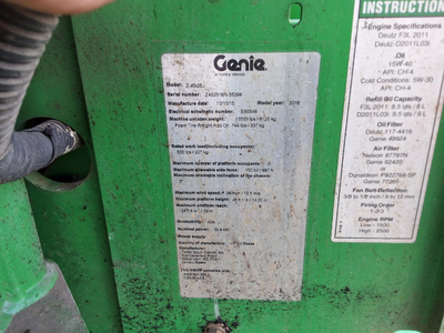 Used 2016 Genie Z-45/25J RT Articulating Boom Lifts North Carolina US | Stack Equipment #1332022