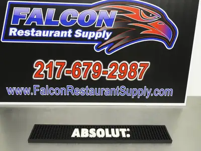 Used Falcon Restaurant Supply Used Absolut Vodka Beer Tap Bar Mat Underbar Equipment Illinois US | Falcon Restaurant Supply #1376548