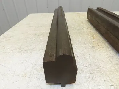 Press Brake Punch Die Set 24-1/2" Long 1-5/8" U Bend 3/4" Deep 1/2" Tang