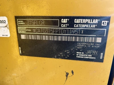 Used 2018 CATERPILLAR 315F LCR Crawler Excavators | Abele Tractor #1342754