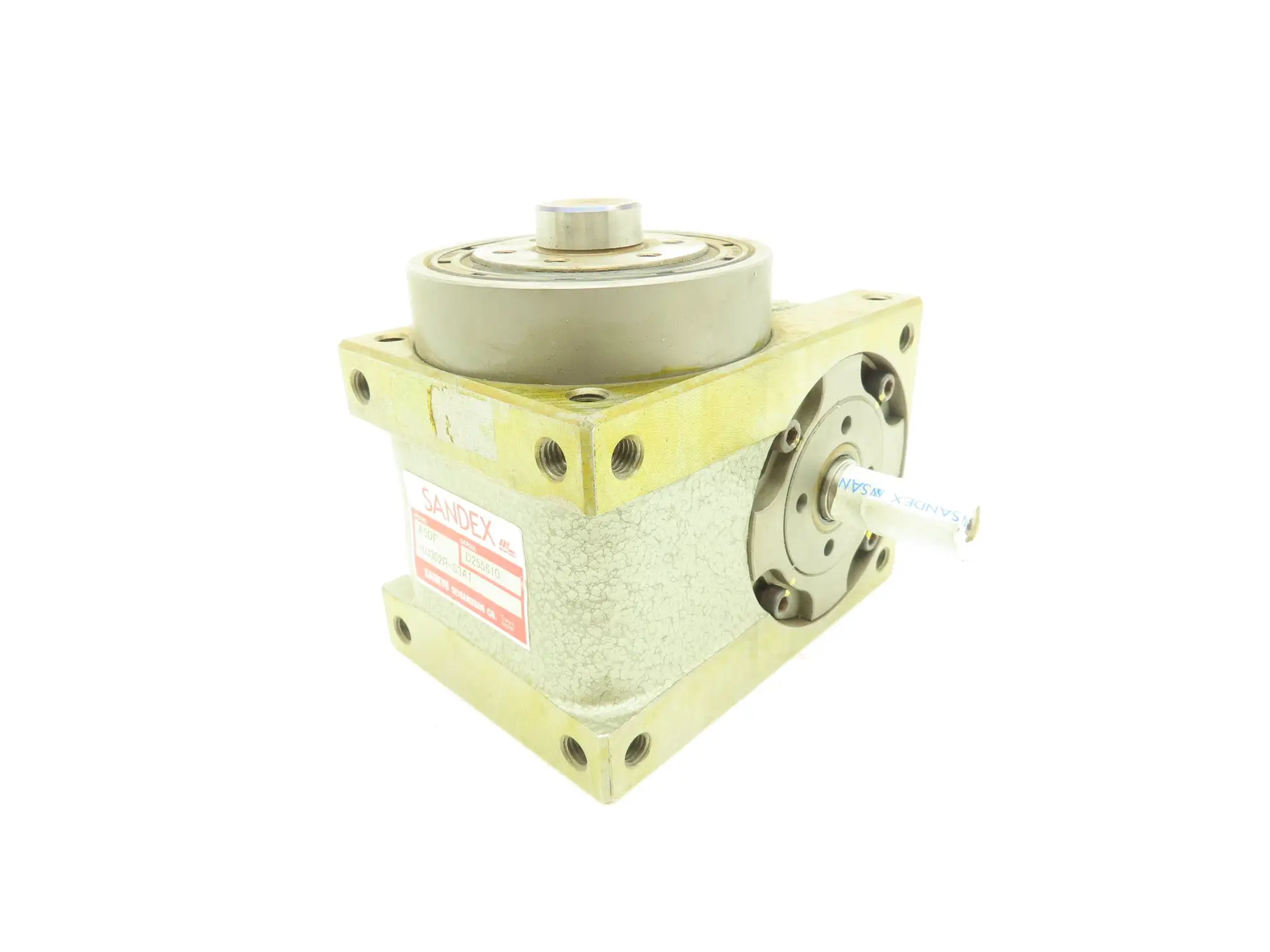 Sankyo Sandex 4.5DF-03302R-S3A1 Rotary Indexing Drive 85mm OD Dual Input