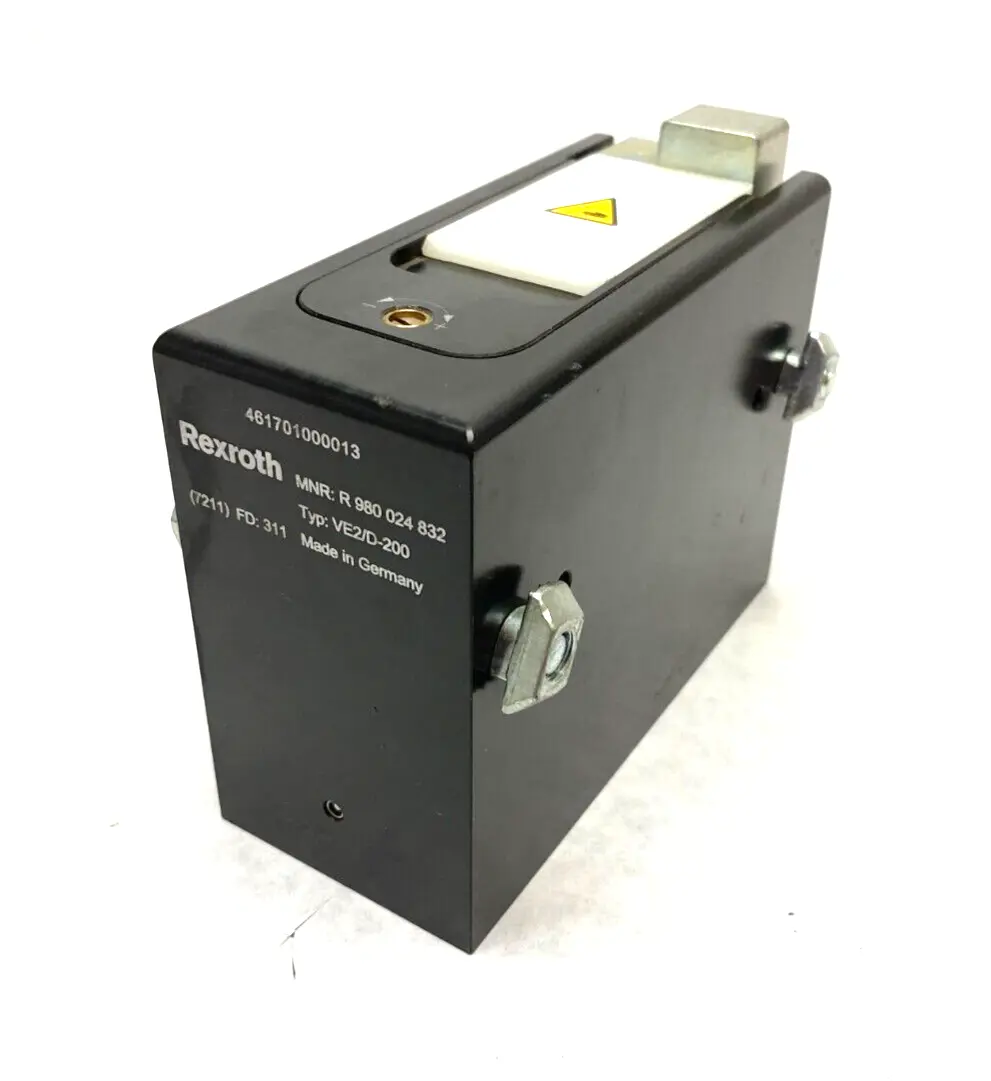Used BOSCH REXROTH STOP GATE DAMPER TYP: VE2/D-200 Parts (Hydraulics and Pneumatics) | Maverick Industrial Sales #1120158