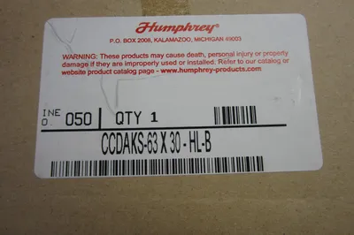 NEW HUMPHREY KOGANEI CCDAKS-63X30-HL-B PNEUMATIC CYLINDER CCDAKS6330HLB