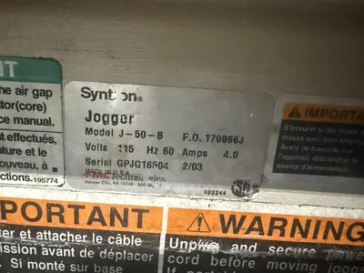 Syntron FMC Paper Jogger