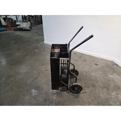 Used Metal Strapping Cart with 3/4" wide banding