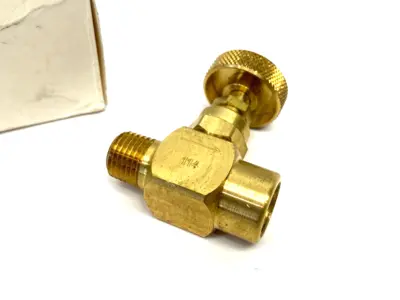 USED NORGREN BRASS NEEDLE VALVE