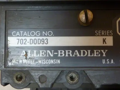 USED ALLEN BRADLEY 709-DOD93 SER K