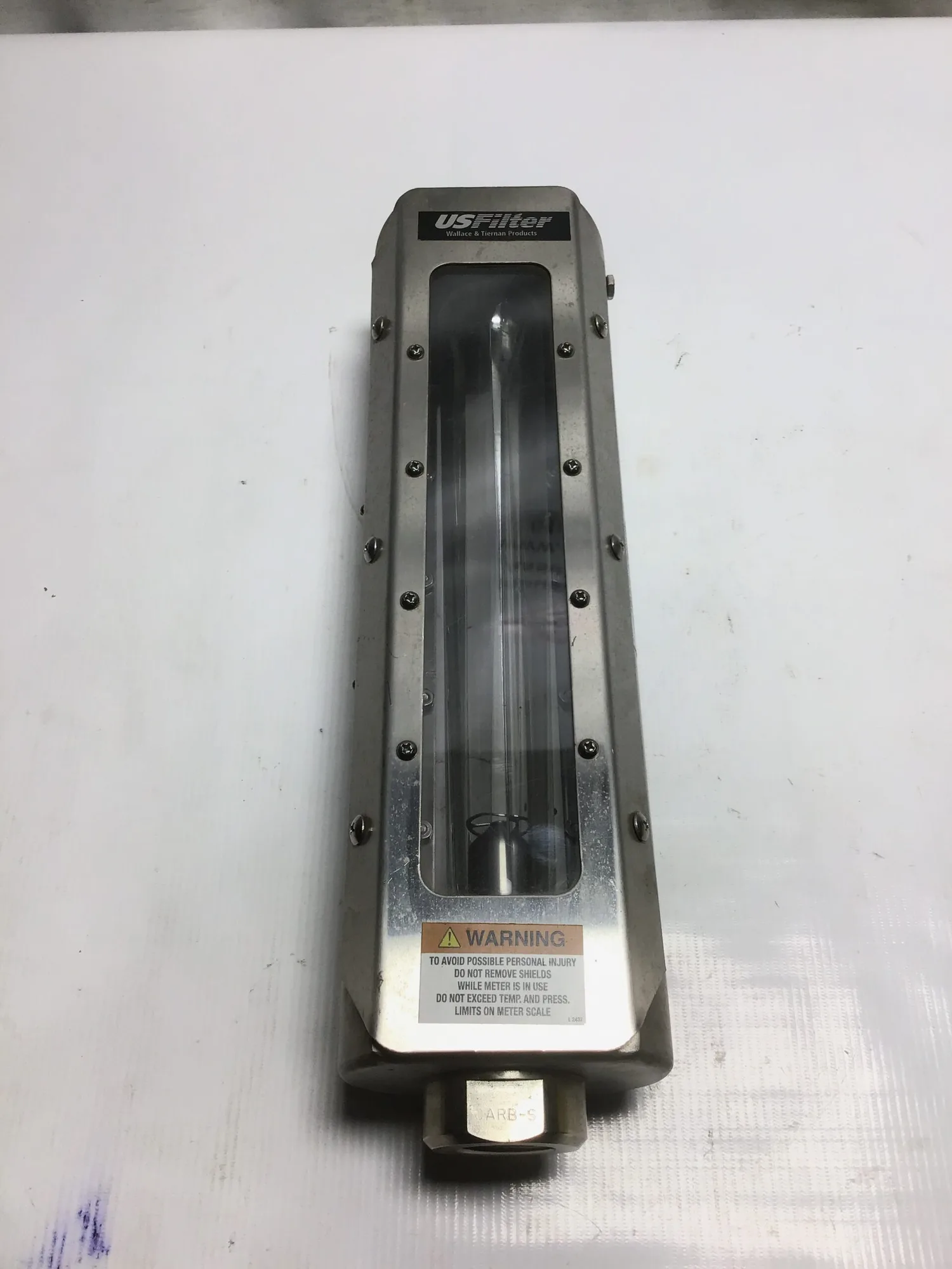 US Filter Wallace & Tiernan 5210G03116XXID436SXX Flow Meter 27 GPM Liq SG 1.0
