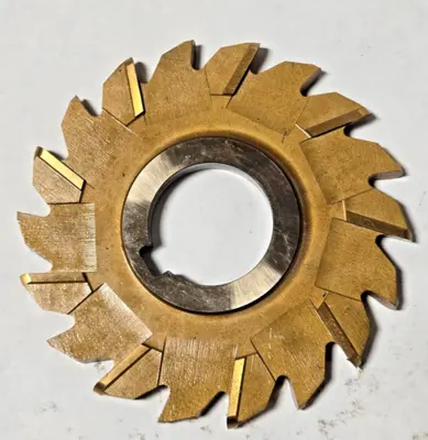 Moon Milling Cutter 4" x 9/32 HIGH SPEED STEEL HSS resharpened