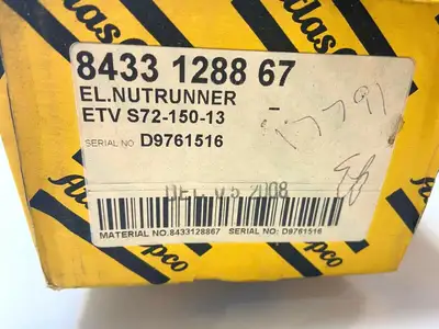 ETV S72-150-13, 8433-1288-67 | Atlas Copco ETV S72-150-13 Nutrunner  1/2" Drive 8433-1288-67 - New Other