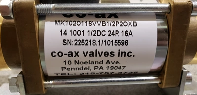 COAX Valves Inc Valve MK102O116VVB1/2P20XB