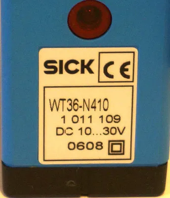 NEW SICK WT36-N410 SENSOR W/ SICK 6009866 CABLE WT36N410
