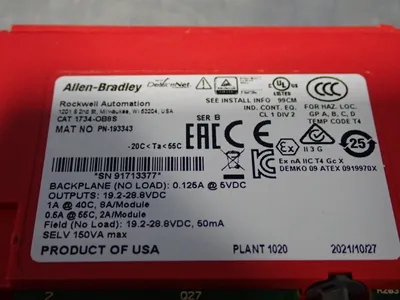 New | in-Stock ALLEN BRADLEY 1734OB8S PLC Input & Output Ohio US | HGR 24 #802878