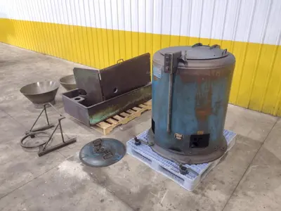 BARRETT MODEL #401 CHIP SPINNER CENTRIFUGE WITH CHIP BASKETS: STOCK #23706