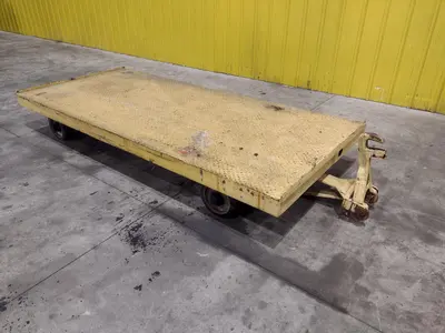 10,000 LBS X 4' X 9' HEAVY DUTY MOBILE TRANSFER / MOVING CART: STOCK #23517