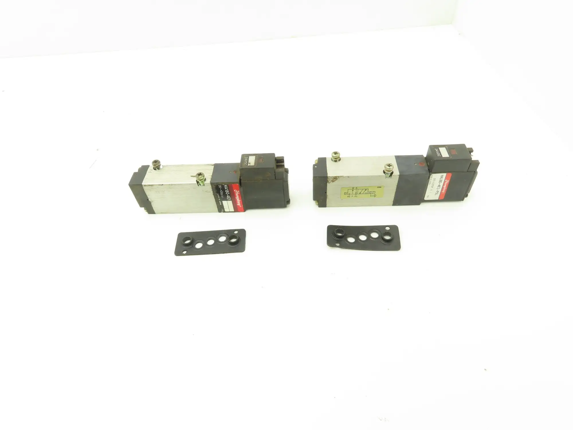 Humphrey HA180-4E1-PSL Pneumatic Solenoid Valve 24VDC  Lot of 2