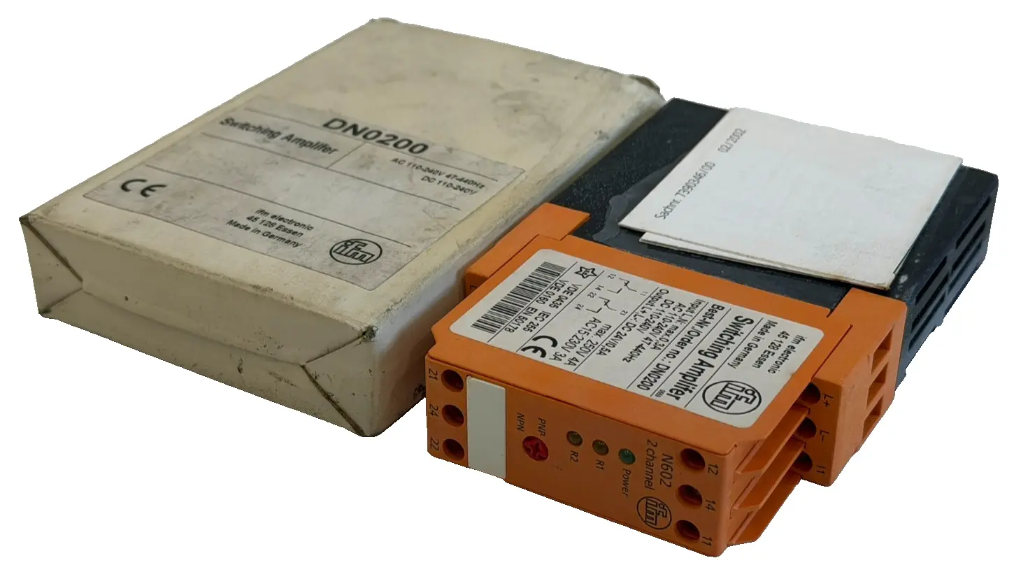 NEW IFM ELECTRONIC DN0200 SWITCHING AMPLIFIER